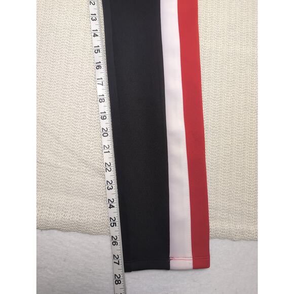 Lovers + Friends Black Red White Side Stripe Track Pants High Waist XS Revolve - Picture 9 of 9